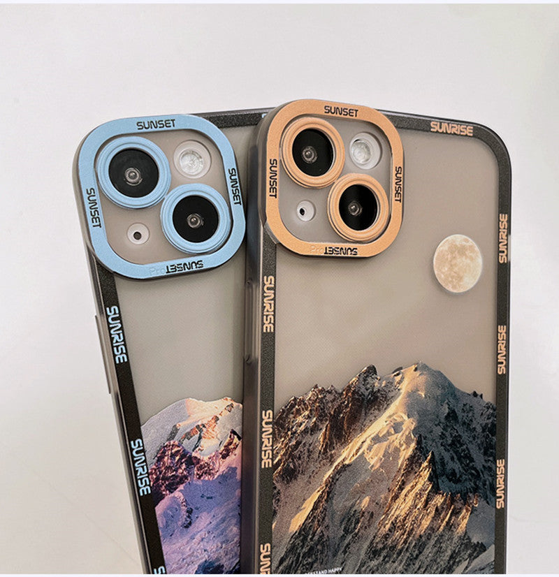 Suquila Aesthetic Snow Mountain Transparent iPhone Case™